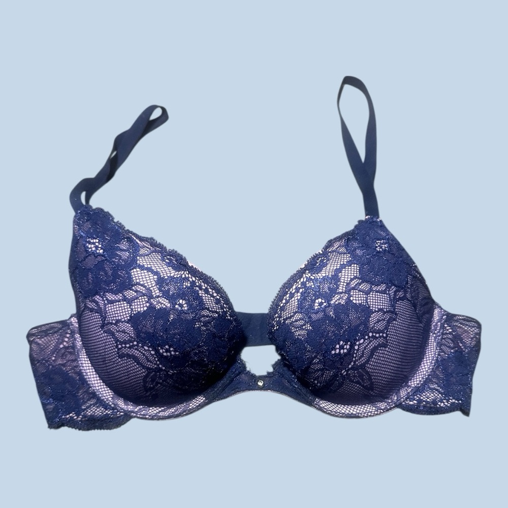 Victoria's Secret Navy Lace Bra